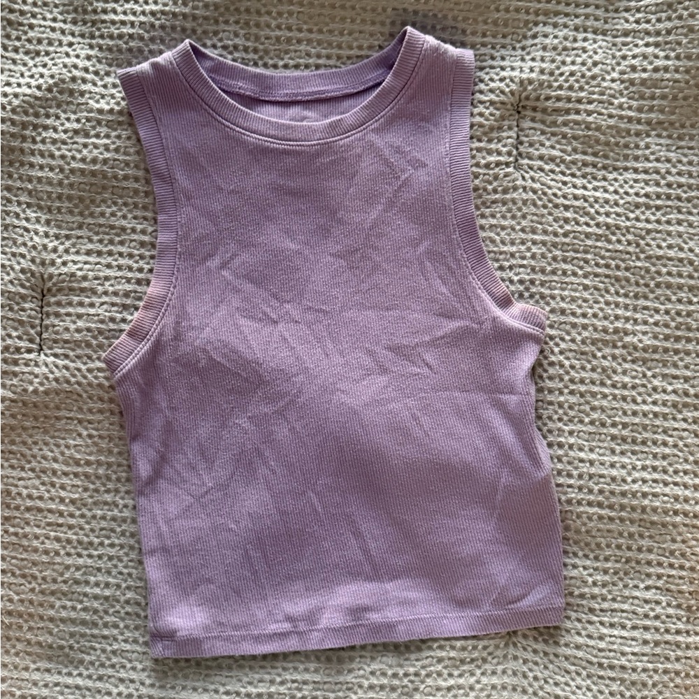 ✨5 for $25✨ Hollister Lilac Ribbed Tank Top